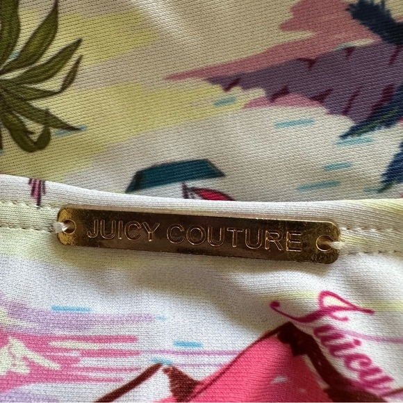 Juicy Couture Double Center Tie & Smock Keyhole Swimsuit Multicolor S NWT - Picture 6 of 8